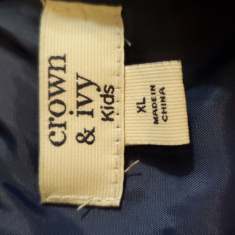 NWOT Crown and Ivy Navy Blue Vest Kids - Picture 4 of 4